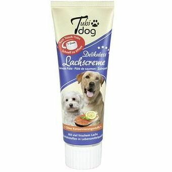 3x75g Tubidog Zalmcrème Hondensnacks