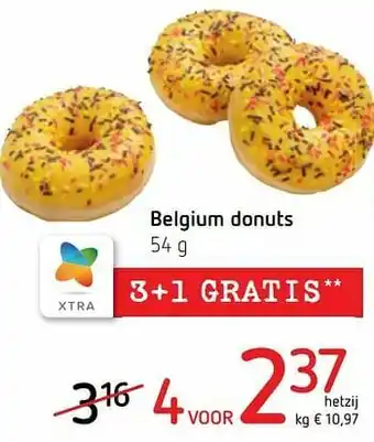 Spar Colruyt Belgium donuts aanbieding