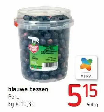 Spar Colruyt Blauwe bessen peru aanbieding