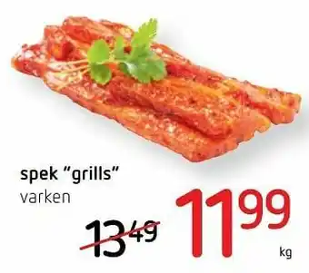 Spar Colruyt Spek grills varken aanbieding