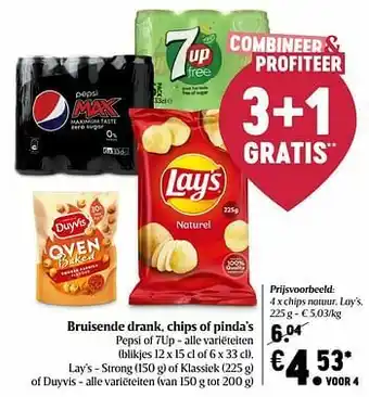 Delhaize Chips natuur lay`s aanbieding