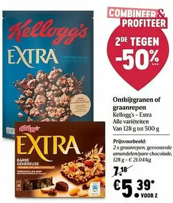 Delhaize Graanrepen geroosterde amandelen-pure chocolade aanbieding