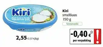 Colruyt Kiri smeltkaas aanbieding