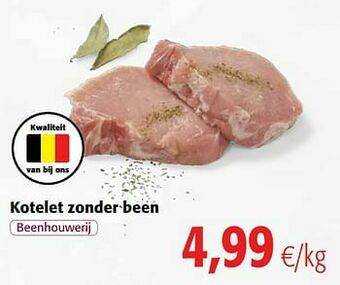 Colruyt Kotelet zonder been aanbieding