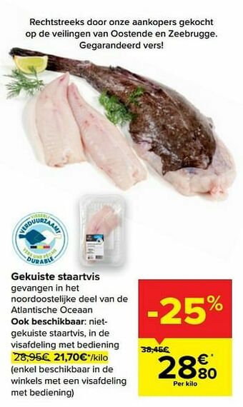 Carrefour Market Gekuiste staartvis aanbieding