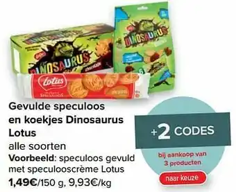 Carrefour Speculoos gevuld met speculooscrème lotus aanbieding