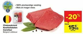 Carrefour Chateaubriand kwaliteitsketen carrefour aanbieding