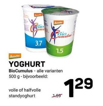 Ekoplaza Yoghurt Biocumulus aanbieding