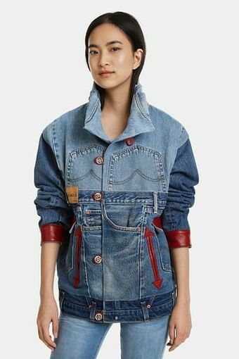 Desigual Iconic Jacket Mickey Mouse - RED - S aanbieding