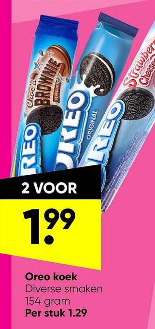 Big Bazar Oreo Koek aanbieding