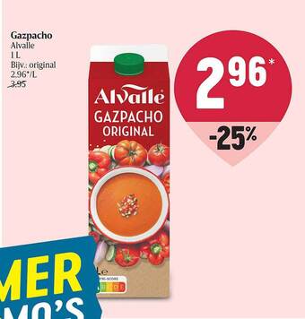 Delhaize Gazpacho Alvalle aanbieding