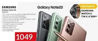 Selexion Samsung galaxy note 20 n981bz aanbieding