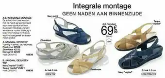 Damart Sandaal open top aanbieding