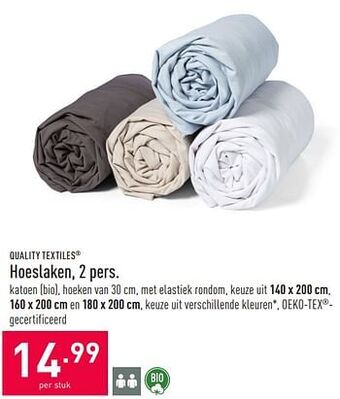 ALDI Hoeslaken aanbieding