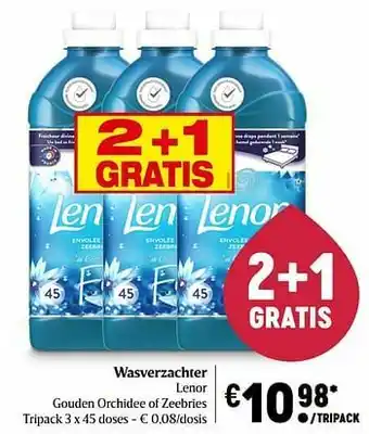 Wasverzachter lenor gouden orchidee of zeebries tripack