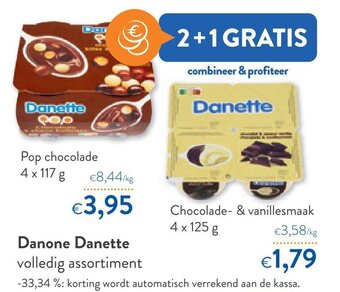 OKay Danone Danette volledig assortiment aanbieding