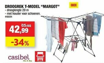 Hubo Droogrek t-model margot aanbieding