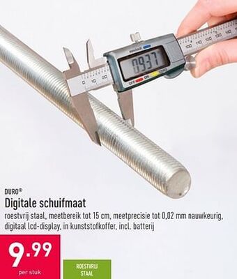 ALDI Digitale schuifmaat aanbieding