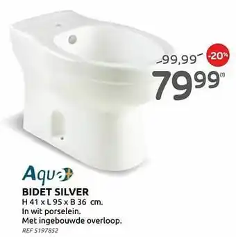 Bidet silver
