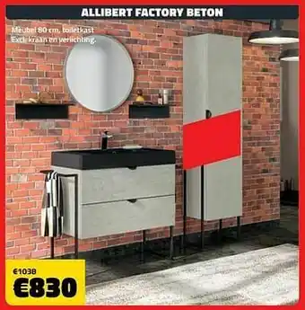 Bouwcenter Frans Vlaeminck Allibert factory beton aanbieding