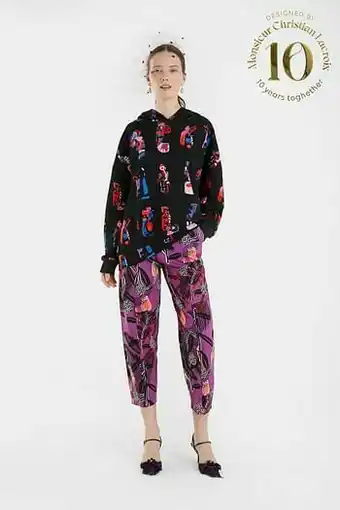 Desigual Oversized hoodie - BLACK - M aanbieding