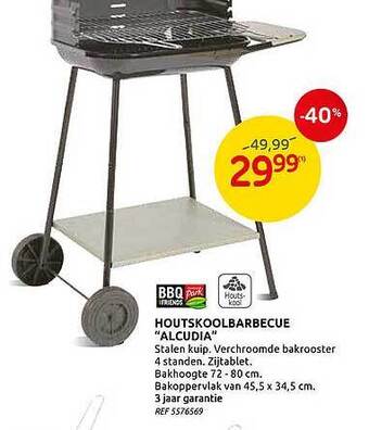 Brico Houtskoolbarbecue aanbieding