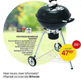 Brico Houtskoolbarbecue aanbieding