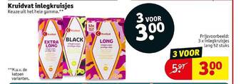 Kruidvat Kruidvat Inlegkruisjes aanbieding