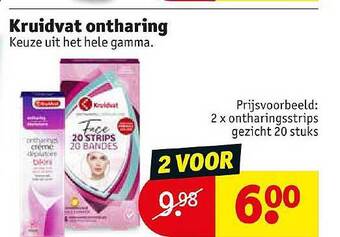 Kruidvat Kruidvat Ontharing aanbieding