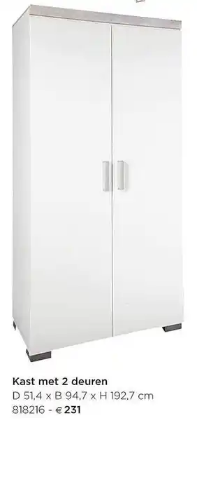 Dreambaby Kast Met 2 Deuren 51,4x94,7x192,7 Cm aanbieding