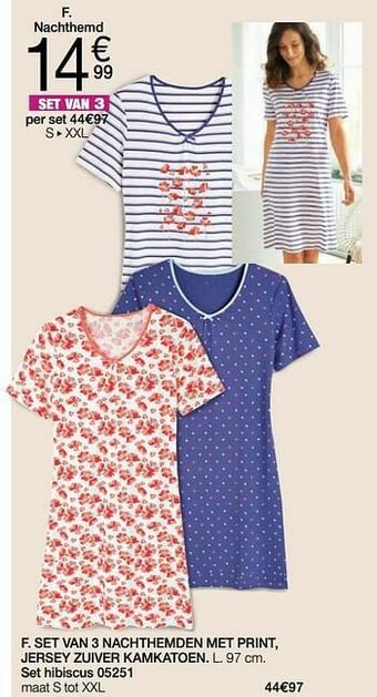 Damart Nachthemd aanbieding
