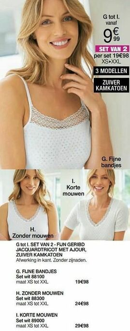 Damart Fijne bandjes aanbieding