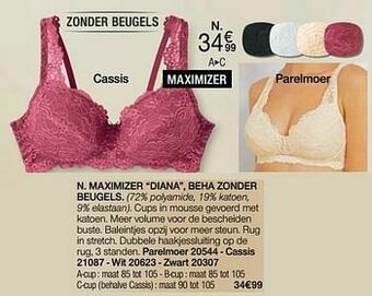 Damart Maximizer diana beha zonder beugels aanbieding