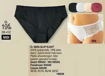Damart Midi-slip kant aanbieding