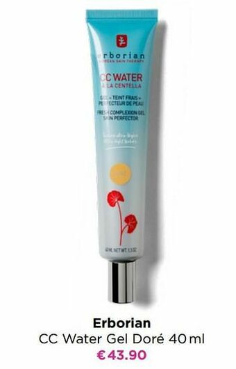 Erborian cc water gel doré