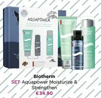 ICI PARIS XL Biotherm set aquapower moisturize + strengthen aanbieding