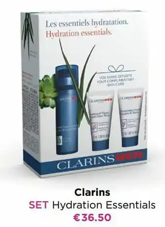 ICI PARIS XL Clarins set hydration essentials aanbieding