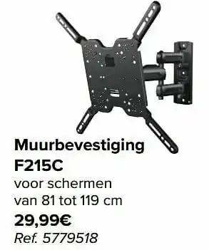 Carrefour Sanus muurbevestiging f215c aanbieding