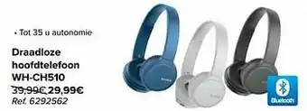 Carrefour Draadloze hoofdtelefoon wh-ch510 aanbieding