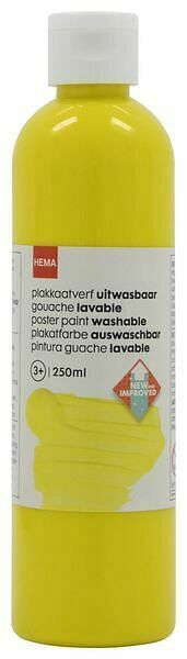 HEMA Plakkaatverf Geel