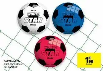 Carrefour Bal world star aanbieding