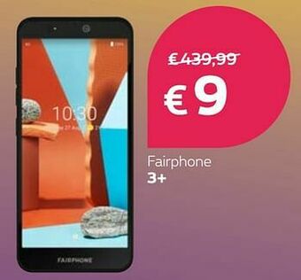 Proximus Fairphone 3+ aanbieding