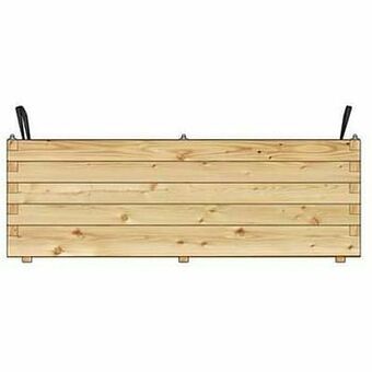 Brico Solid bloembak ‘Robuust’ bruin 150 x 50 cm aanbieding