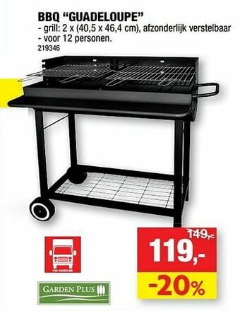 Hubo Bbq guadeloupe aanbieding