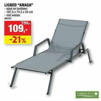 Hubo Ligbed anaga aanbieding