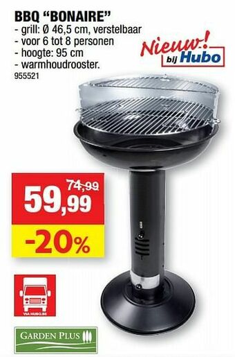 Hubo Bbq bonaire aanbieding