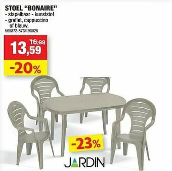 Hubo Stoel bonaire aanbieding