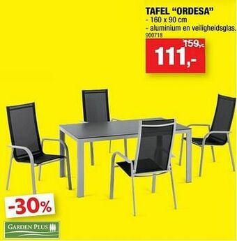 Hubo Tafel ordesa aanbieding