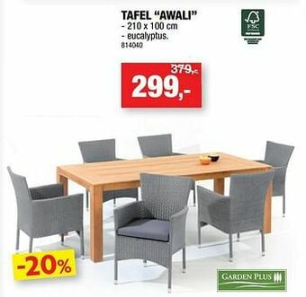 Hubo Tafel awali aanbieding