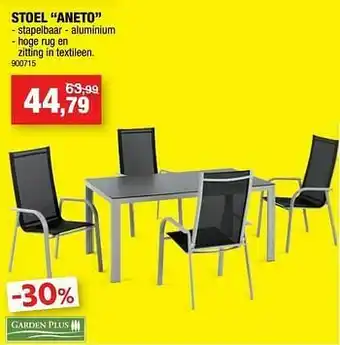 Hubo Stoel aneto aanbieding